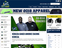 Tablet Screenshot of dangerfootball.com